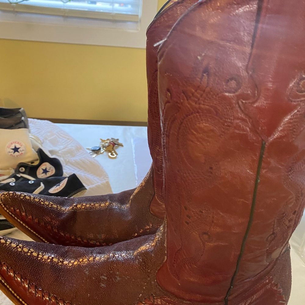 Hand made cowboy boots - Picture 5 of 10